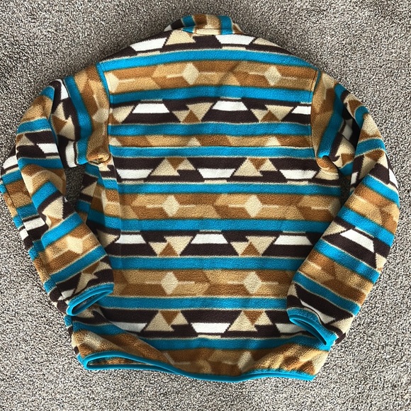 Patagonia Synchilla Snap-T Pullover Size M Guatemalan Tango Bear - Picture 4 of 9